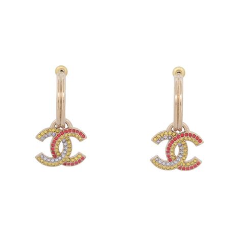 creoles chanel|Boucles d'oreilles .